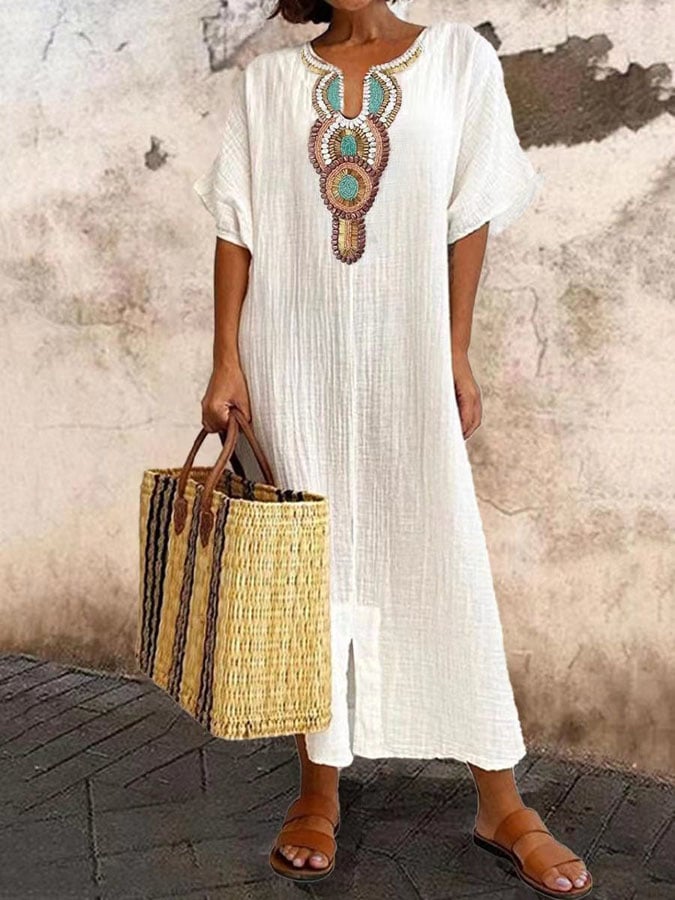 Zarifa | Comfortabele Wijde Maxi Jurk 0