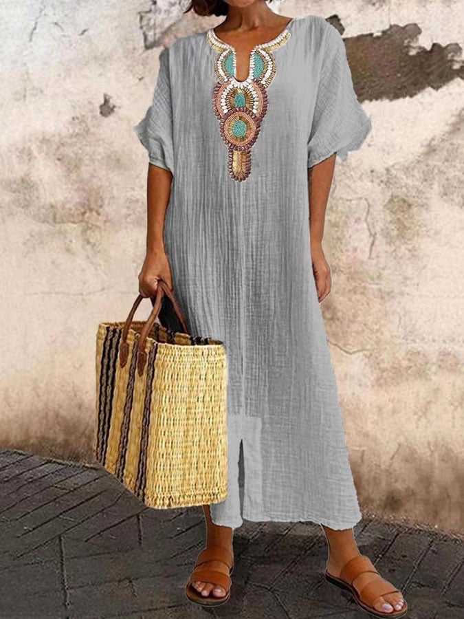 Zarifa | Comfortabele Wijde Maxi Jurk 2