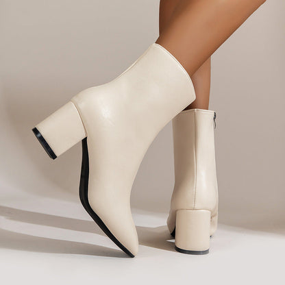 LUMINA | Elegante Enkellaarzen met Blokhak