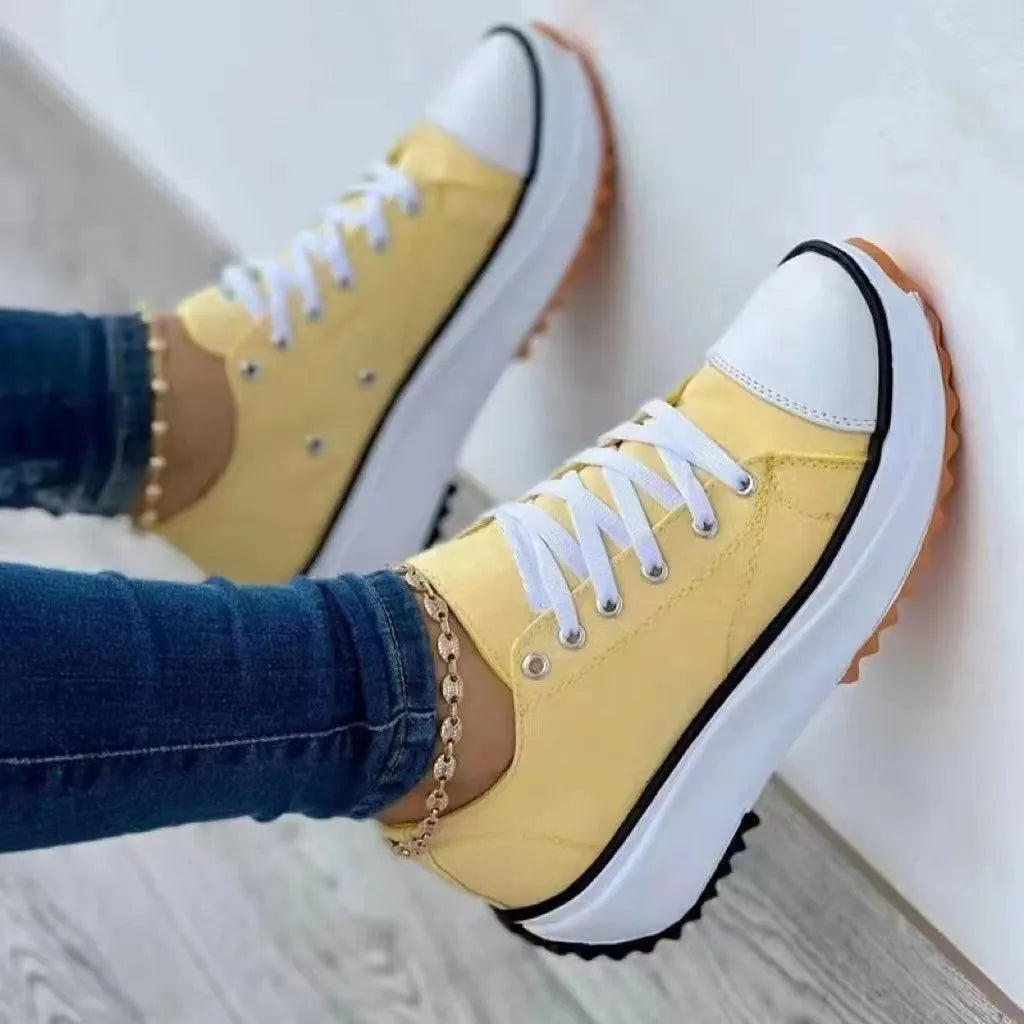 Hilda Dames Sneakers | Orthopedisch Design, Witte Casual Schoenen