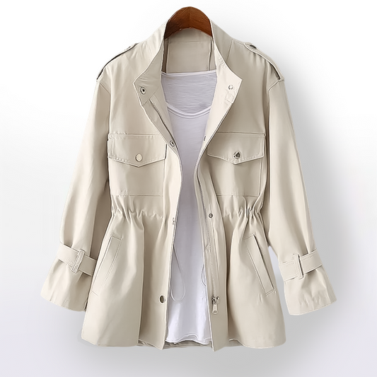 Maëlle | Casual Trenchcoat voor Dames met Tijdloze Look