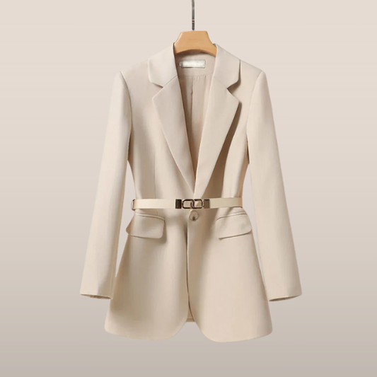 ORLÉA | Damesblazer met ceintuur – Getailleerd model met reverskraag