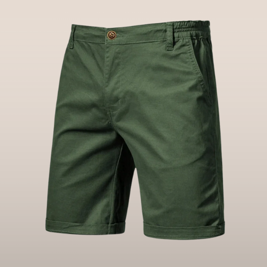 CAEDEN | Heren Chino Short – Casual Katoenen Korte Broek met Elastische Taille