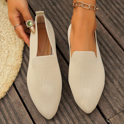 Sorella | Gebreide Platte Loafers voor Dames