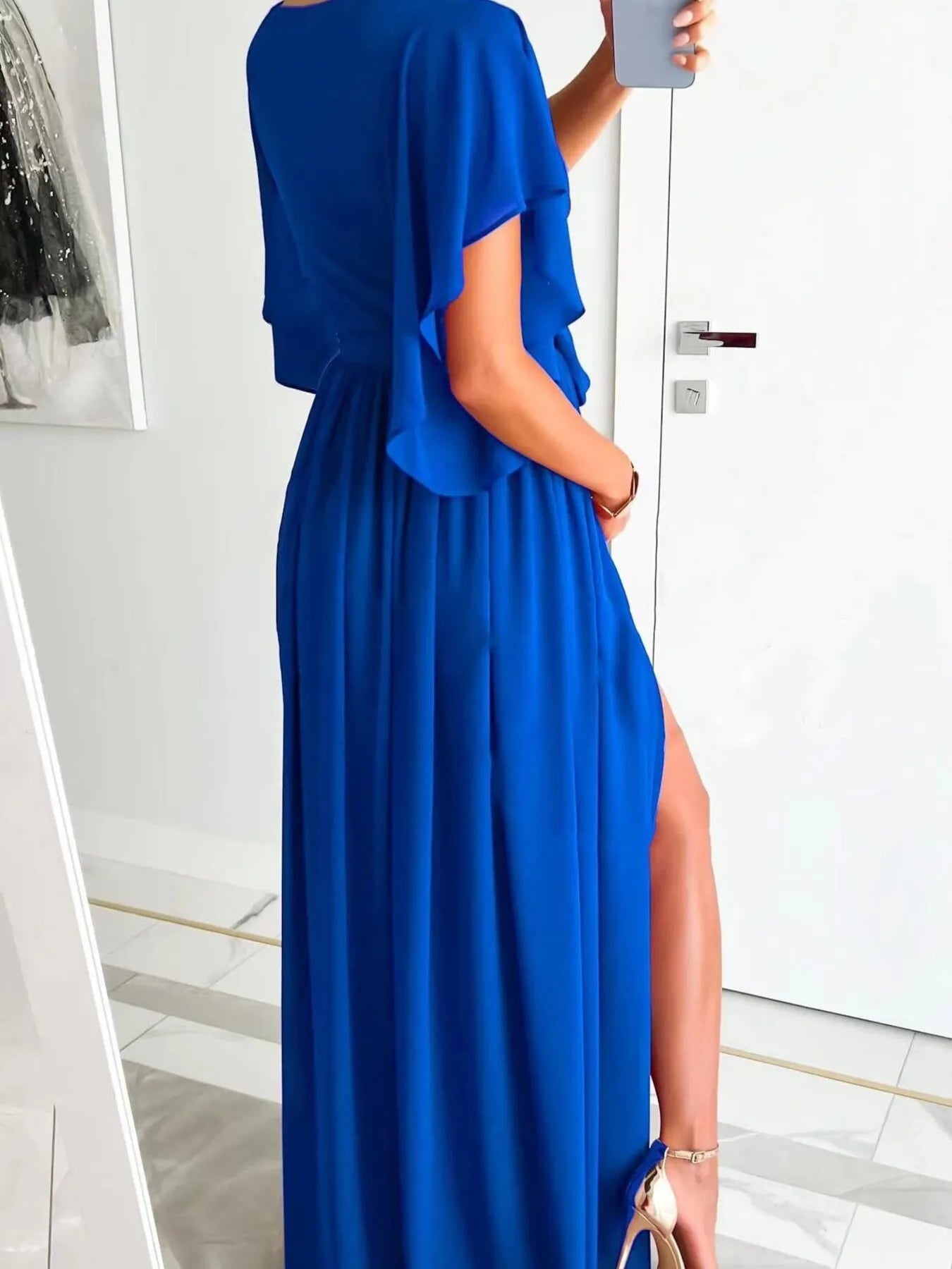 ALISSIA | Elegante wikkeljurk met verfijnde details