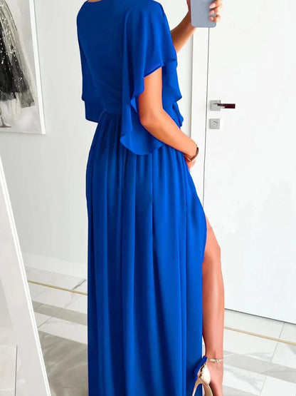 ALISSIA | Elegante wikkeljurk met verfijnde details