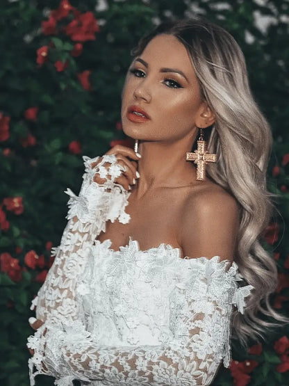 Alouette | Cocktailjurk met Kant en Off-Shoulder Elegantie