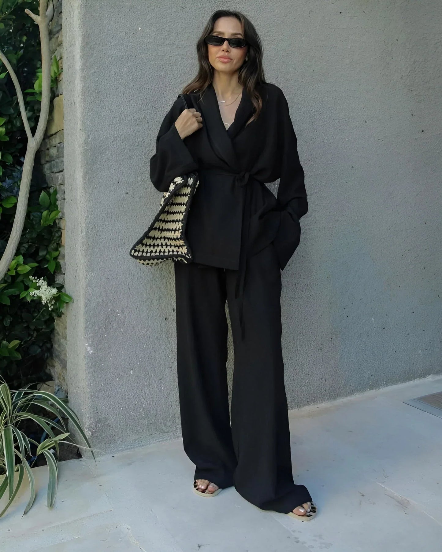 SORAYA | Luchtige Linnen Kimono Set voor Dames