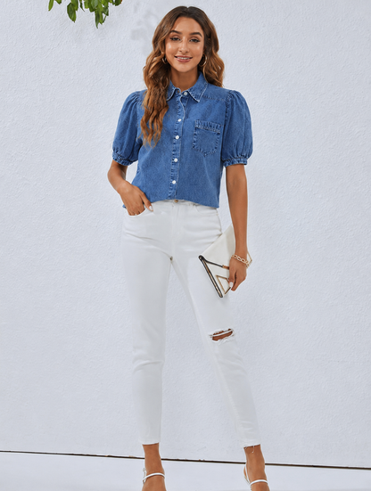 MIRAE | Tijdloos Denim Overhemd voor Dames