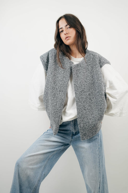 YANELA | Luxe Mohair Vest