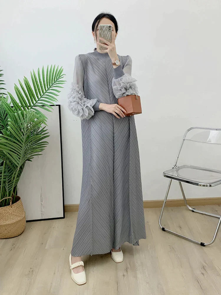 Yamira | Elegante Wijdvallende Maxi-Jurk voor Elke Gelegenheid