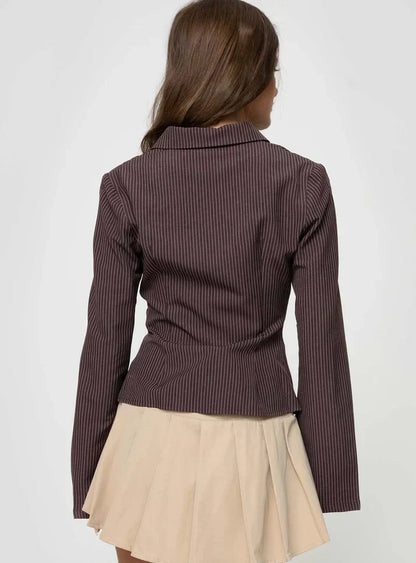 SERAPHINA | Getailleerde Blouse met Flared Mouwen